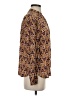 J.Jill 100% Rayon Paisley Brown Long Sleeve Blouse Size XS - photo 4