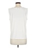 Caroline Rose Ivory Sleeveless T-Shirt Size M - photo 2