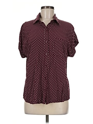 Cosmic Blue Love Short Sleeve Blouse (view 1)