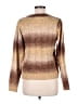 Central Park West Metallic Brown Pullover Sweater Size M - photo 2