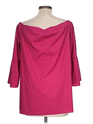 Lafayette 148 New York 3/4 Sleeve Top (view 2)