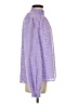Main Strip 100% Polyester Purple Long Sleeve Blouse Size S - photo 4