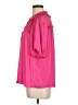 Current Air 100% Polyester Pink 3/4 Sleeve Blouse Size L - photo 5