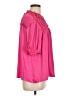 Current Air 100% Polyester Pink 3/4 Sleeve Blouse Size L - photo 4