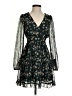 Lulus 100% Polyester Floral Black Green Cocktail Dress Size XS - photo 1