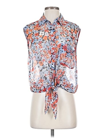 Equipment Sleeveless Button-Down Shirt (view 1)