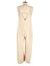 Anrabess Solid Tan Jumpsuit Size M - photo 2