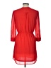 H&M 100% Polyester Red Casual Dress Size 10 - photo 2