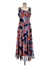 Jones Studio 100% Polyester Paisley Blue Casual Dress Size 8 - photo 1