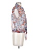 Equipment Floral Blue Sleeveless Button-Down Shirt Size S - photo 4