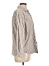 Talbots 100% Cotton Checkered-gingham Brown Long Sleeve Button-Down Shirt Size L - photo 4