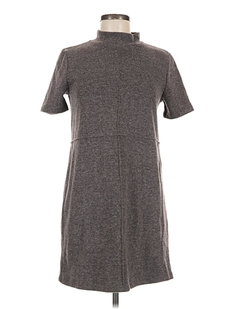 Pre-owned Zara Casual Dress In Gray