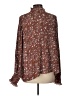 Max Studio 100% Polyester Brown Long Sleeve Blouse Size L - photo 2