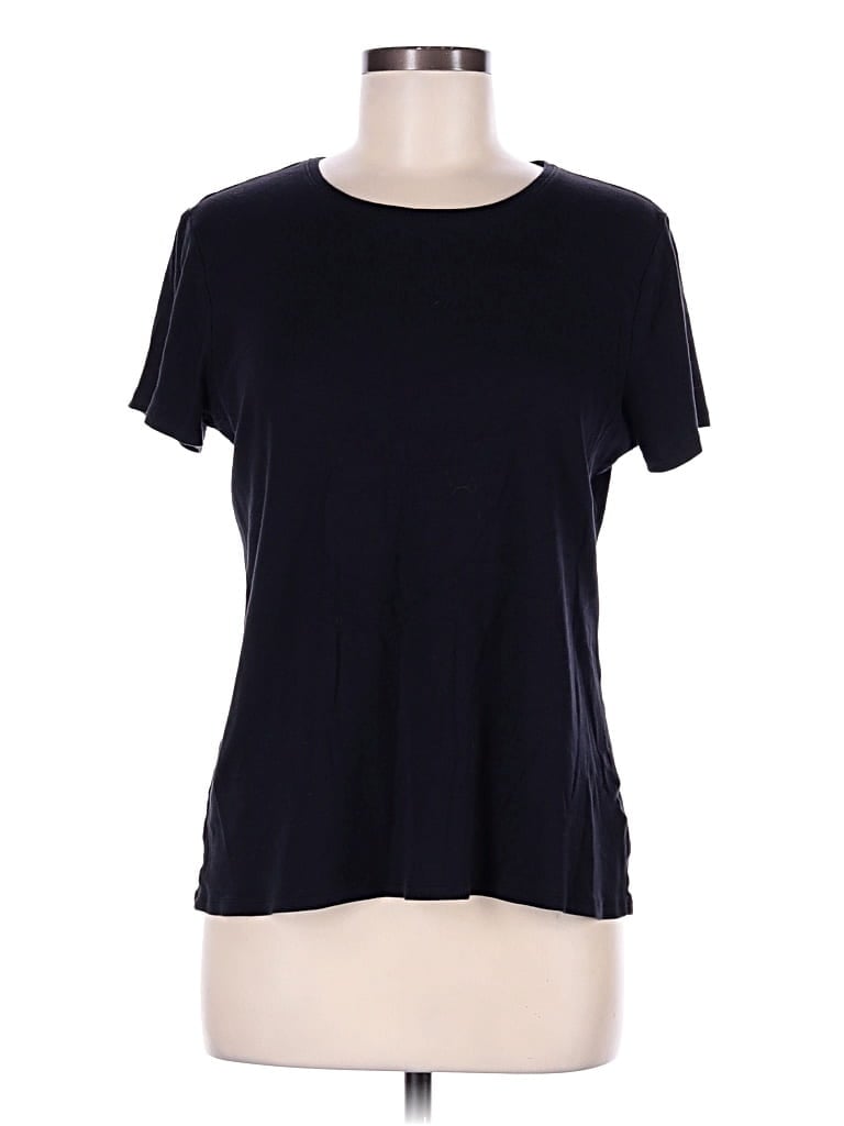 Pre-owned Croft & Barrow Short Sleeve T-shirt In Blue
