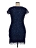 Aidan Mattox 100% Polyester Blue Cocktail Dress Size 14 - photo 2