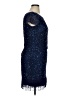 Aidan Mattox 100% Polyester Blue Cocktail Dress Size 14 - photo 4