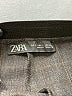 Zara Plaid Gray Dress Pants Size L - photo 7
