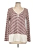 Mystree Burgundy Long Sleeve Top Size L - photo 1
