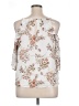 Haute Monde 100% Polyester Ivory 3/4 Sleeve Blouse Size XL - photo 2