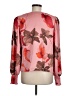 Express 100% Polyester Pink Long Sleeve Blouse Size M - photo 2