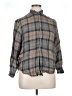 CP Shades Plaid Gray 3/4 Sleeve Blouse Size 16 (estimated) - photo 1
