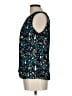 Kasper 100% Polyester Teal Sleeveless Blouse Size L - photo 5