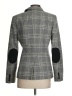 Tommy Hilfiger Plaid Gray Blazer Size 4 - photo 2