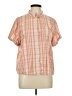 Universal Thread Orange Short Sleeve Button-Down Shirt Size L - photo 1