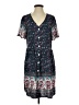 TEMOFON Paisley Teal Casual Dress Size S - photo 1