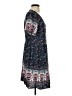 TEMOFON Paisley Teal Casual Dress Size S - photo 4