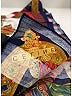 Céline Burgundy Blue Vintage Scarf One size - photo 3