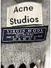 Acne Studios 100% Virgin Wool Gray Scarf One size - photo 7