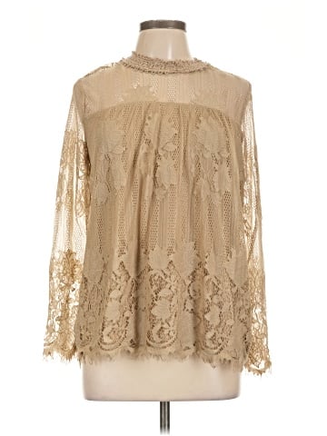 Ultra Pink 3/4 Sleeve Blouse (view 1)