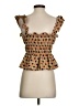 Eva Franco Yellow Sleeveless Blouse Size S - photo 2