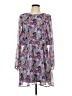 WAYF 100% Polyester Floral Purple Cocktail Dress Size L - photo 1