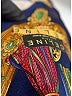 Céline Burgundy Blue Vintage Scarf One size - photo 7