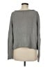 Eileen Fisher 100% Cotton Metallic Gray Pullover Sweater Size M - photo 2