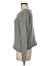 Eileen Fisher 100% Cotton Metallic Gray Pullover Sweater Size M - photo 5