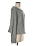 Eileen Fisher 100% Cotton Metallic Gray Pullover Sweater Size M - photo 4