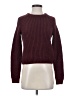 BDG Houndstooth Burgundy Pullover Sweater Size S - photo 1