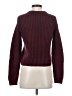BDG Houndstooth Burgundy Pullover Sweater Size S - photo 2