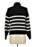 A New Day Stripes Black Turtleneck Sweater Size L - photo 2