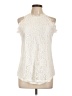 Berryou Ivory Sleeveless Blouse Size L - photo 1