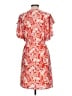 West Loop Print Orange Casual Dress Size L - photo 2