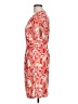 West Loop Print Orange Casual Dress Size L - photo 5