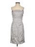 Express Metallic Silver Cocktail Dress Size 1 - 2 - photo 1
