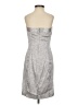 Express Metallic Silver Cocktail Dress Size 1 - 2 - photo 2