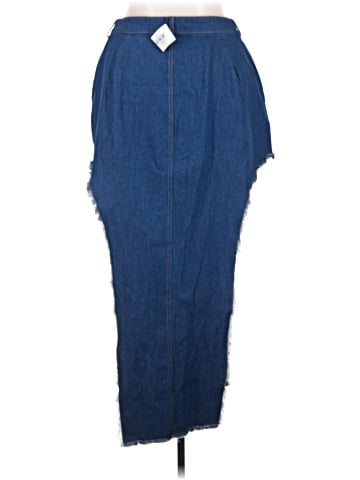 Shein Curve Denim Skirt (view 2)