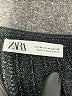 Zara Metallic Black Pullover Sweater Size M - photo 7