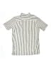 Gap Kids Stripes Silver Short Sleeve Button-Down Shirt Size XL (kids) - photo 2